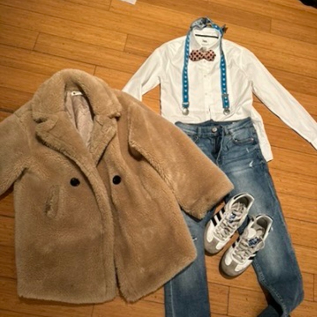 Designer Japanese Designer Teddy Coat Size 160